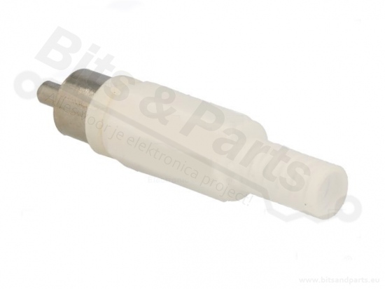Cinch plug  male white